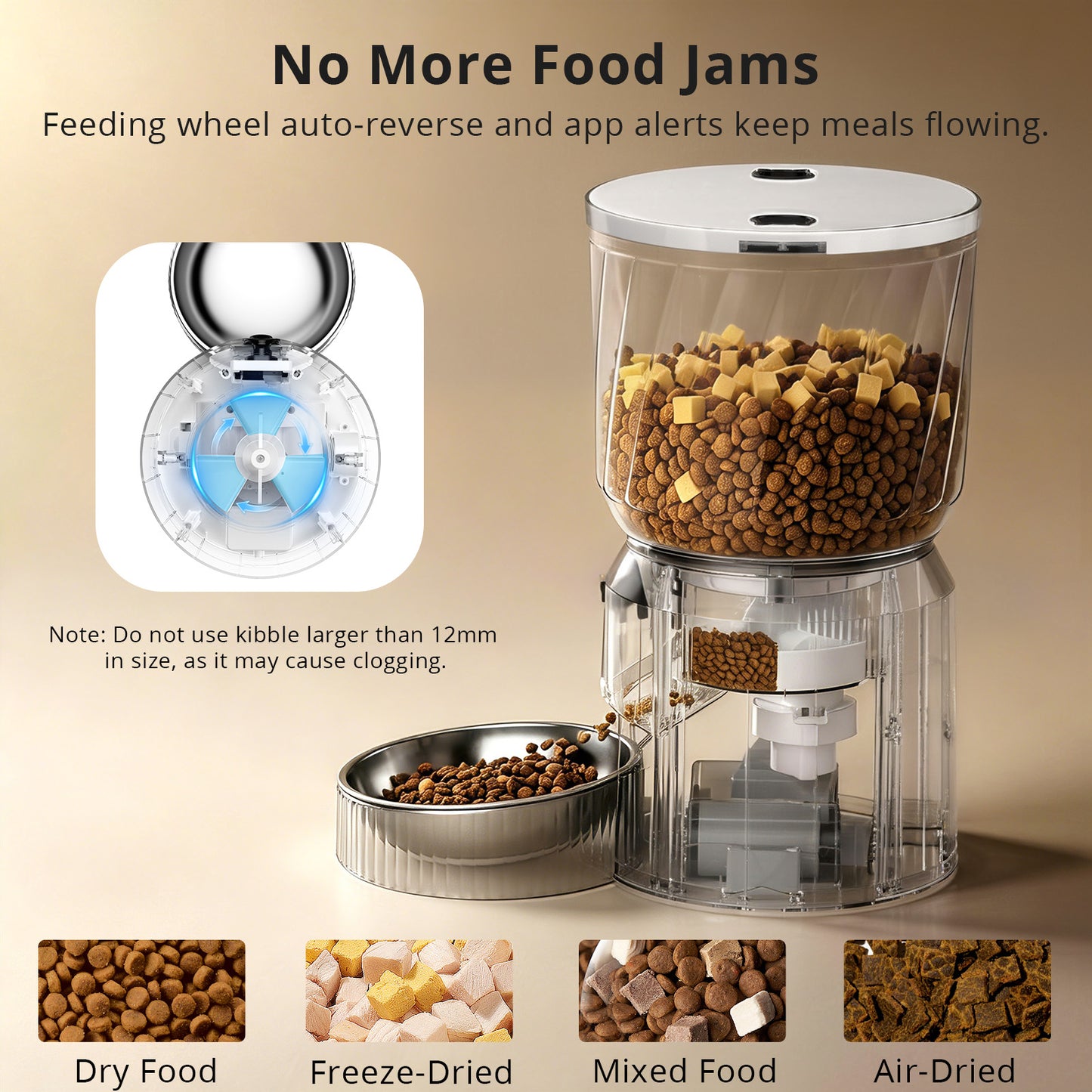 Automatic pet feeder with camera（Pet 3T）
